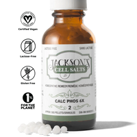 Jackson’s #2 Calc Phos 6x (Calcium Phosphate) Schuessler Mineral Cell Salt