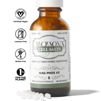 Jackson’s #8 Mag Phos 6x (Magnesium Phosphate) Schuessler Mineral Cell Salt