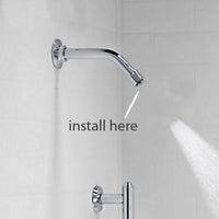 Aquadea Venus Rose Silver - Crystal-Vortex Shower Head 6 Silver